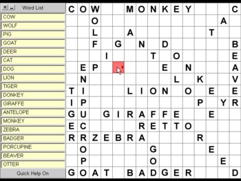 word search maker interactive
