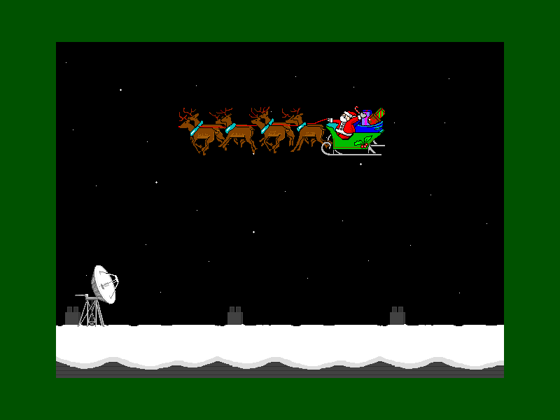 Spare A Thought For Santa Wallpaper